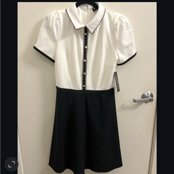Karl Lagerfeld | Dresses | Karl Lagerfeld Paris Black And White Dress |  Poshmark